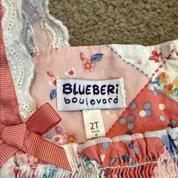 Blueberi Boulevard Patchwork Dress - Pink and Blue - Picture 8 of 8